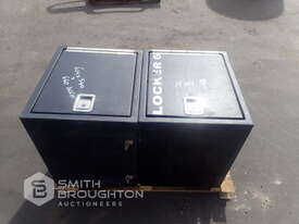 2 X METAL STORAGE BOXES - picture0' - Click to enlarge