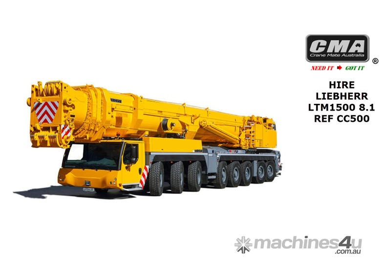 Hire liebherr Liebherr-LTM 1500-8 1 All Terrain Cranes (834774)