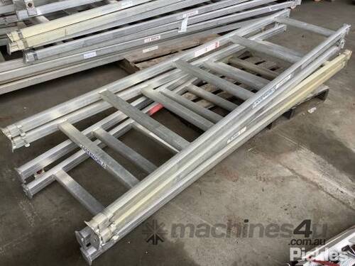 Aluminium Trestle 2.4mtr 8ft X 2 Item Is In A Used Condition & Has Not Been Tested, Functionality Un