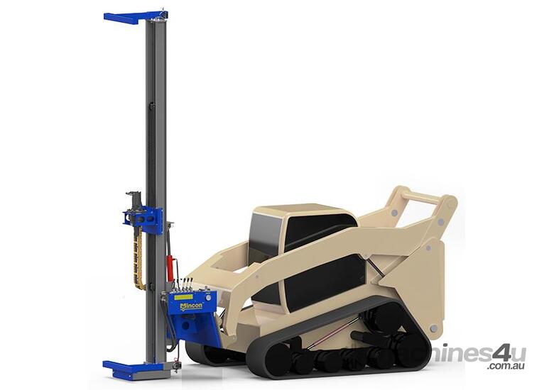 New Mincon M106 Skid Steer Drill Attachment Ground Screws Solar