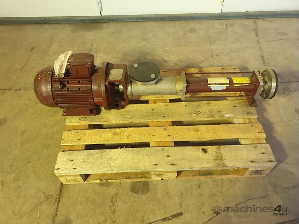 Used 2006 NETZSCH 3 KW Netzsch Mono Helical Rotor Water Pump Electric