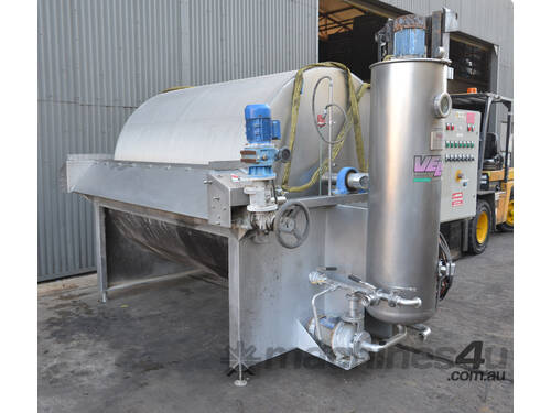 Velo Rotary drum vacuum filter RDV no vacuum pump WINE with Cabinet Pumps Etc.