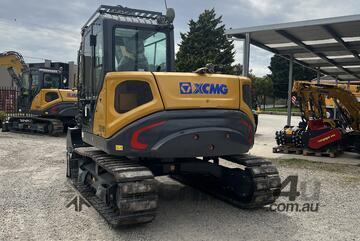 XCMG Excavator 9.5T: XE80U, Short Tail, Kubota Engine - Buckets and Miller Quick Hitch Included!