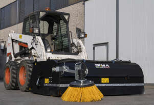 FINER HYDRAULICS - SKID STEER BUCKET BROOM 1800MM WIDE