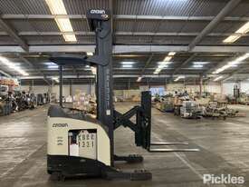 Crown RR5700 Electric Reach Forklift (Stand on) - picture1' - Click to enlarge