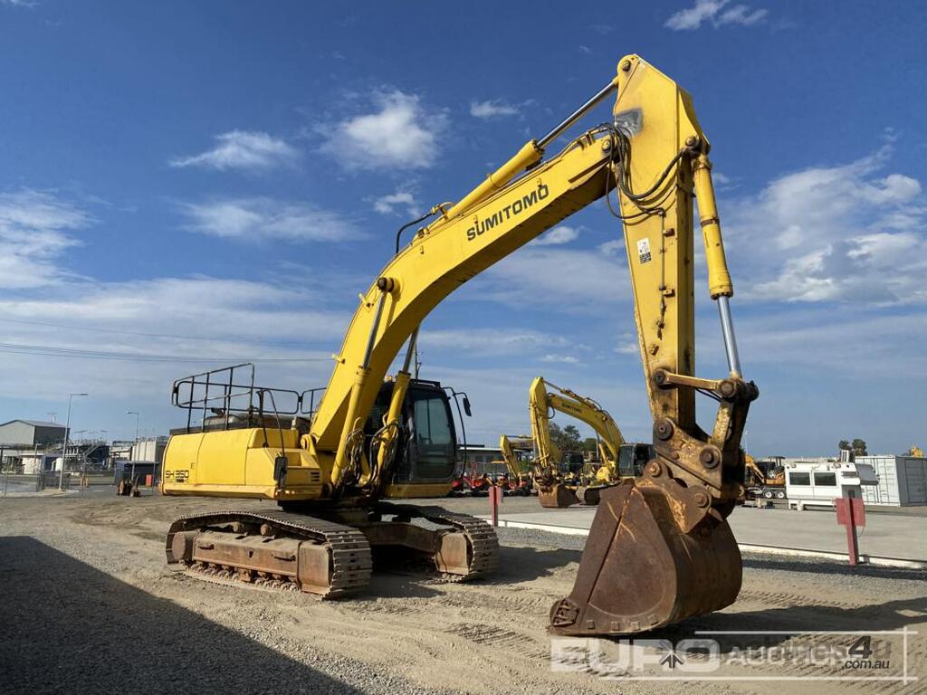 Used sumitomo 2007 Sumitomo SH350HD-3B 600mm Pads Excavator Excavator ...