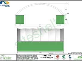 All Shelter (Allshelter) Container mounted Dome Igloo Shelter 14m x 12.9m x 6.mH (45x40x20ft) - picture1' - Click to enlarge