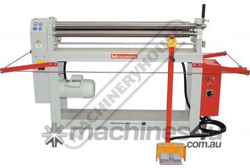 Motorised Sheet Metal Curving Rolls PR-132H 1300 x 1.6mm Mild Steel Capacity Initial Pinch Design