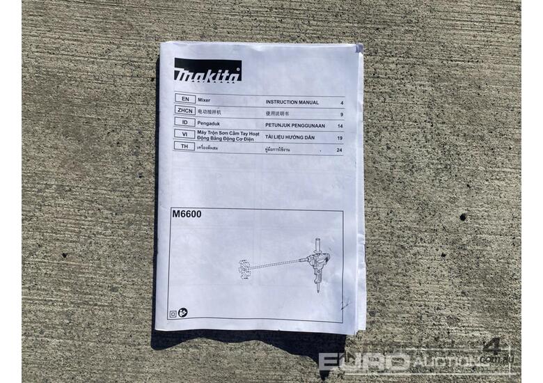 New makita Unused Makita M6600XB AC Power Mixer Paint Mixer in