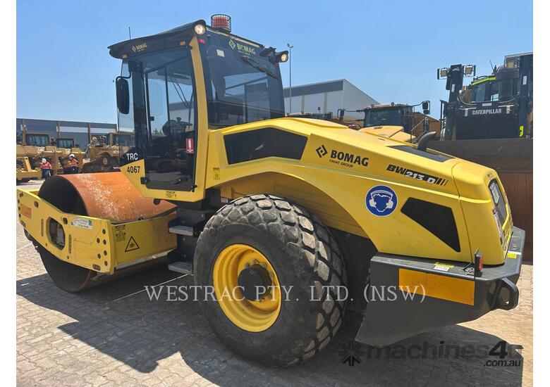 caption BOMAG BW213D-5 Vibratory Single Drum Smooth