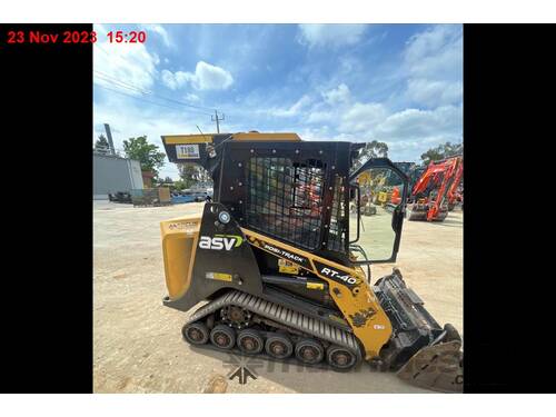 FOCUS MACHINERY - SKID STEER (Posi-Track) ASV RT40 TRACK LOADER, 2020 MODEL, 40HP - Hire