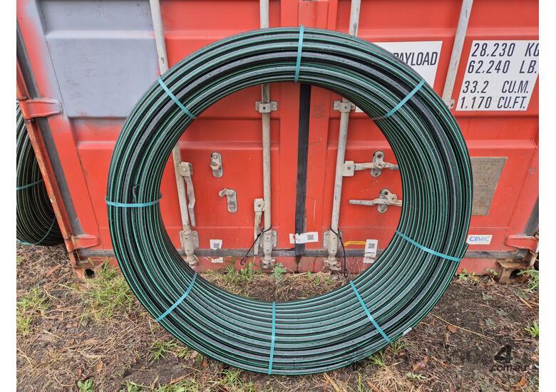Used Green Stripe Poly Pipe Irrigation Pipe in , Listed on Machines4u