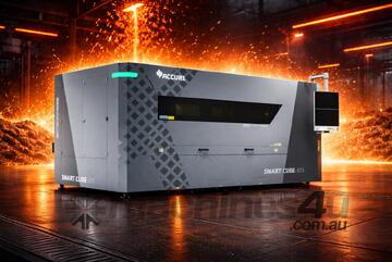 AccurlCMT SMART Cube FIBER LASER | 4KW MAX | 2 x 1M |BOCI HEAD | CYPCUT CONTROLLER | ENCLOSED