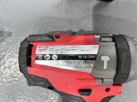 Milwaukee cordless hammer drills - picture0' - Click to enlarge