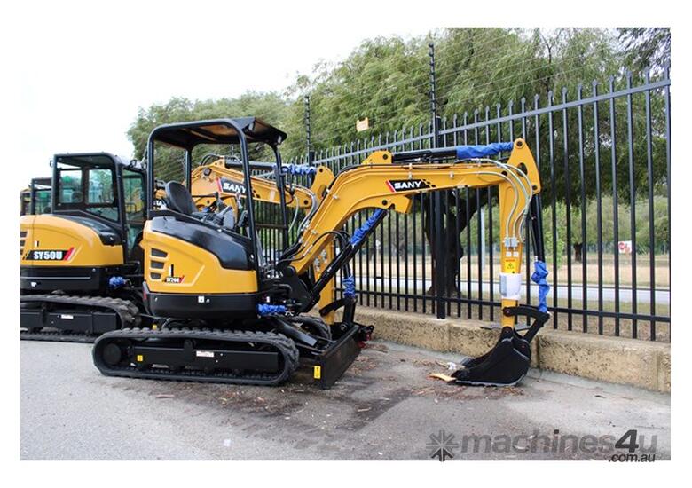 caption 2023 SANY SY26U Excavator | 450mm Pin Included | Demo Unit | SY0027CC58578