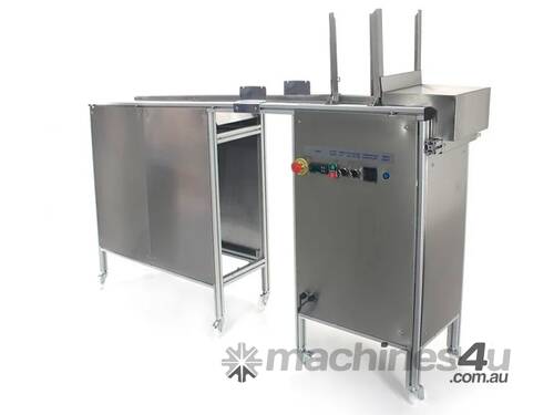 caption Automatic moulding line & stacking trolley