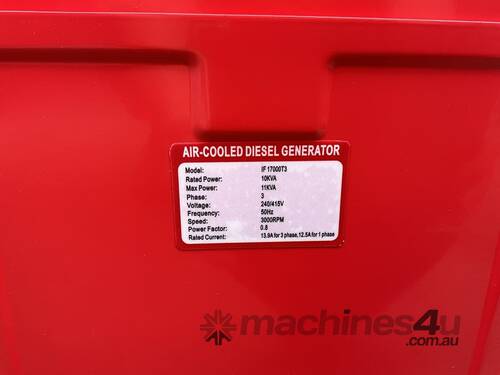 2024 Unused 11kva 3-Phase Silent Diesel Generator - IF17000T3