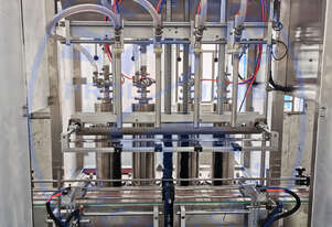 Flamingo 4-Head Servo-Driven 2500ml Piston Filler (All Stainless Steel contact parts / easy to opera