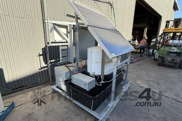 24V Chemical Dosing metering Skid Pump Solar powered Polytank bund inject ROC407