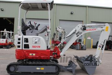 Takeuchi TB217R Mini Excavator 1.7T - With Automatic Travel Shift!