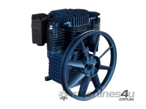 K50B Bare Reciprocating Compressor Pump, 2 cylinder, 7.5KW, 550 flywheel, Italian made