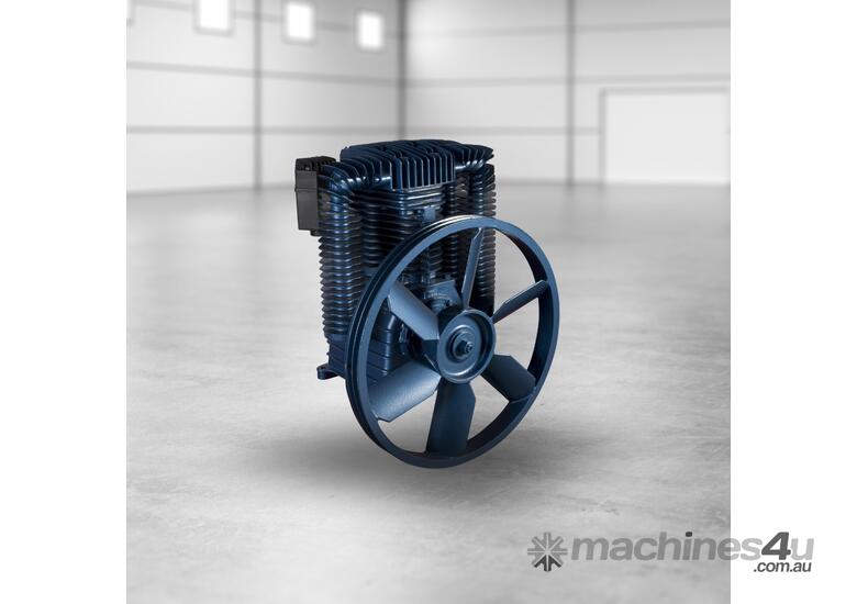 K50B Bare Reciprocating Compressor Pump, 2 cylinder, 7.5KW, 550 flywheel, Italian made