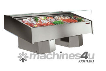 Multiplexable Serve-over Refrigerated Fish Open Display - FSG2000