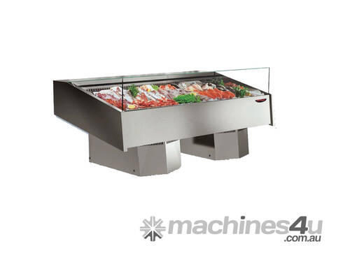 Multiplexable Serve-over Refrigerated Fish Open Display - FSG2000