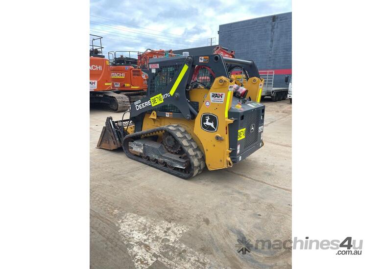 caption 2020 John Deere 317G Skid Steer - 4T - Compact Power & Stability