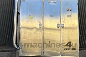 3 DOOR Enclosure Stainless steel electrical cabinet 1500x1500x400mm on stand