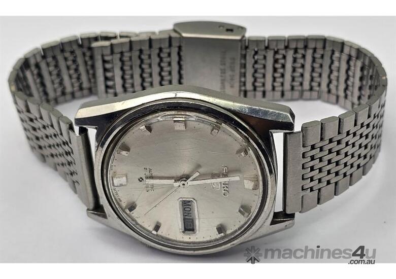 caption VINTAGE 1970's SEIKO 5 21 JEWELS AUTOMATIC WATCH