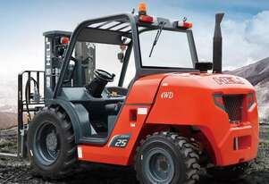 New Heli 2.5ton Compact 4WD All Terrain Forklift / 3.7m lift / Diesel