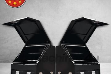 2 X 2 Drawer Fully Enclosed Truck Tool Box - Charcoal (Combo Deal)