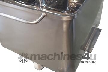 PACIFIC 200L Stainless Steel Dump Bin with Drain