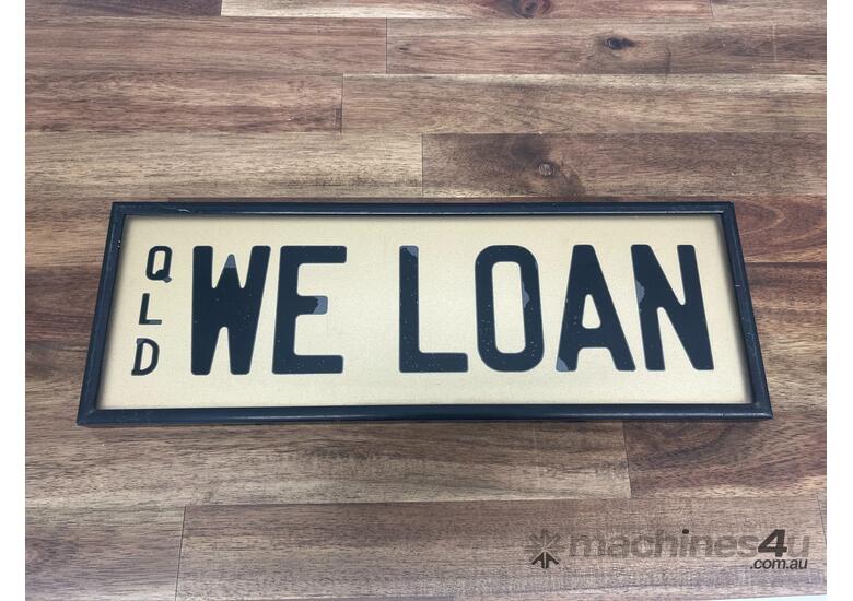 caption QLD Personalised Number Plate - ‘WE LOAN’