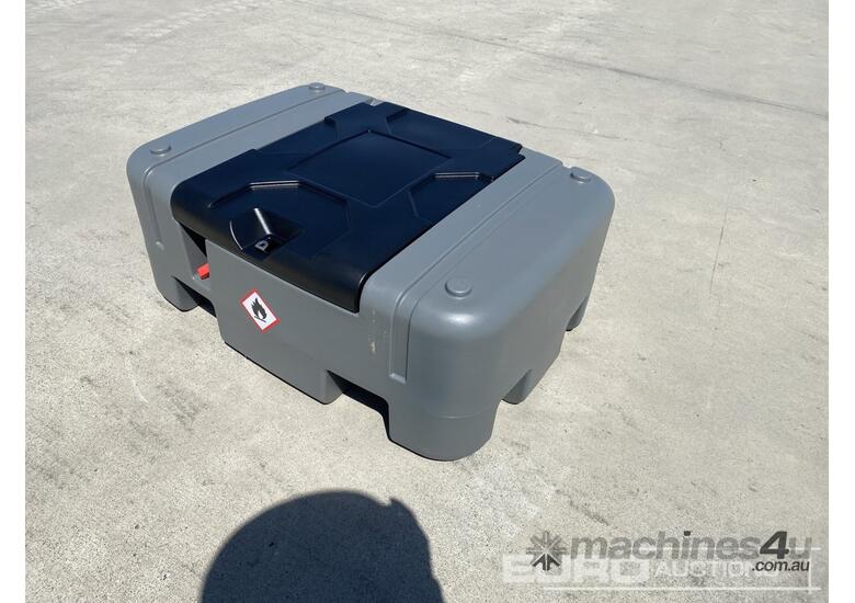 Unused Combo 210 Litre Diesel Tank, 12 Volt Pump, Triggered Nozzle & Hose 