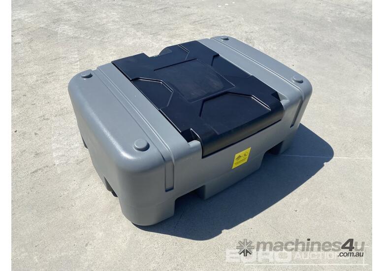 Unused Combo 210 Litre Diesel Tank, 12 Volt Pump, Triggered Nozzle & Hose 