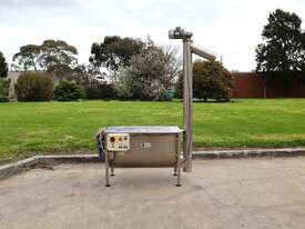 Stainless Steel Ribbon Mixer Tank with Screw Auger - 250L - picture0' - Click to enlarge
