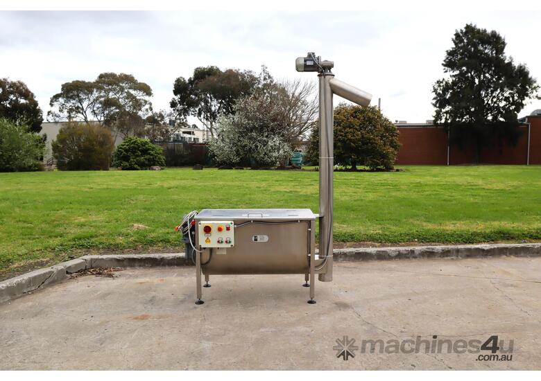Stainless Steel Ribbon Mixer Tank with Screw Auger - 250L