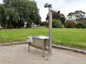 Stainless Steel Ribbon Mixer Tank with Screw Auger - 250L - picture1' - Click to enlarge