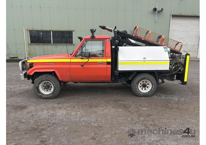 1991 Toyota Landcruiser (4x4) Single Cab Ute Fitted With Diesel Drill Rig