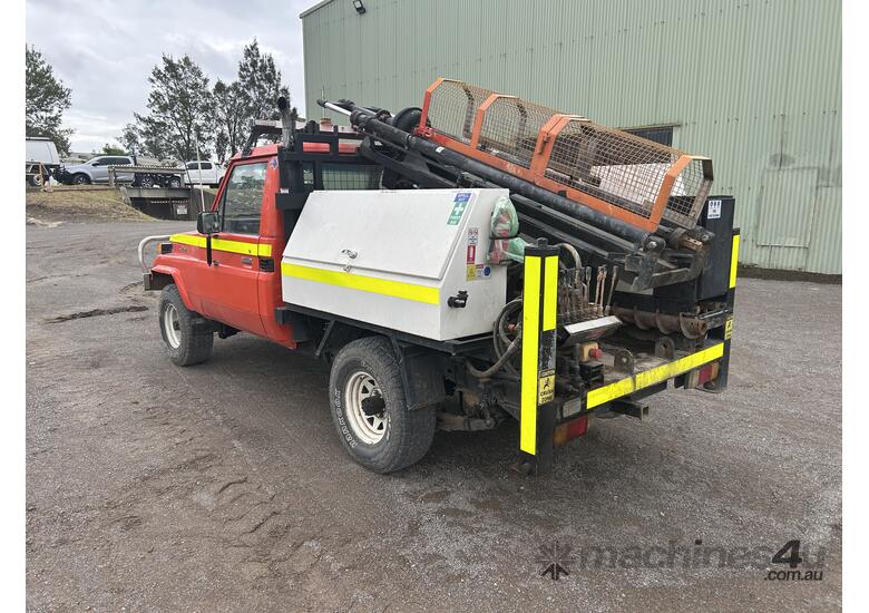 1991 Toyota Landcruiser (4x4) Single Cab Ute Fitted With Diesel Drill Rig