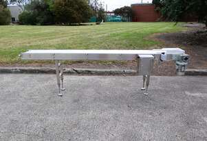 Stainless Steel Motorised Belt Conveyor - 2.8m Long