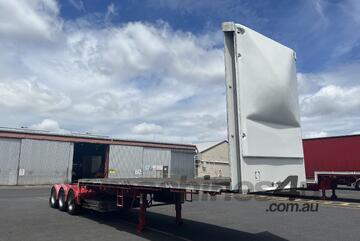 2014 Vawdrey VB S3 Tri Axle Flat Top A Trailer