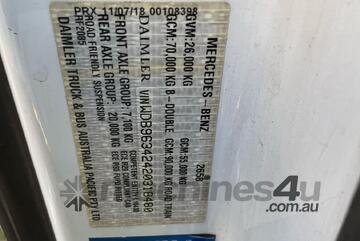 2019 Mercedes Benz Actros 2658 Prime Mover Sleeper Cab