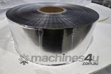 Aluminum Film roll 10cm wide 76mm core PE lined