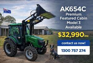 AgKing - 65HP Premium Cabin Tractor with Front End Loader