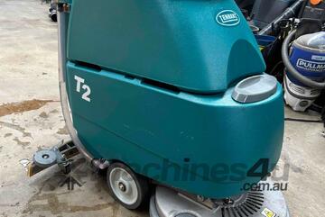 Tennant T2 Battery Walk behind Floor Scrubber 57 hours