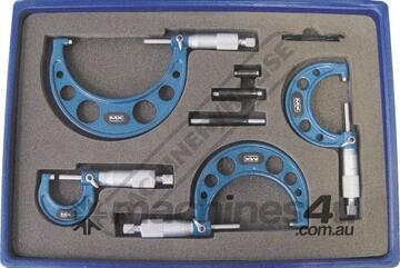 20-116 Imperial Outside Micrometers - 4 Piece Set 0-4