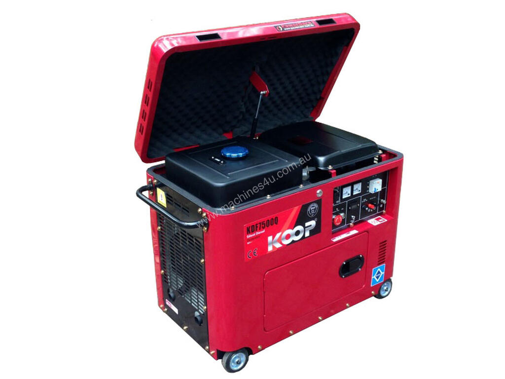 Koop 7KVA 11HP Silent Diesel Generator, Remote Start and Solar System 2